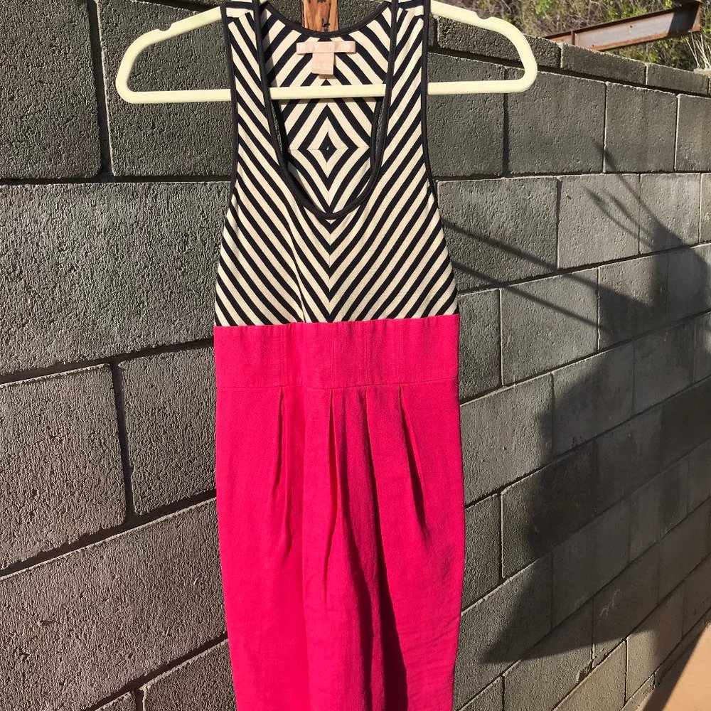 Hot pink racerback dress